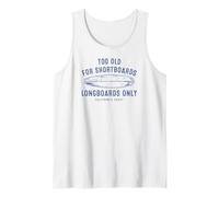 Demasiado Viejo para shortboards Solo longboards Diseño de Camiseta sin Mangas