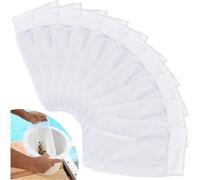 Demason 10 Pack Chaussettes de Skimmer de Piscine, Filtres Piscine Chaussettes d'cumeur de Piscine pour Attraper les Feuilles d'Arbre, les Insectes, l