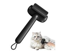 Dematting Comb Dogs, Portable Shedding Brush, 9,45 in Detangling Grooming Tool, Stainless Steel Teeth, Cómodo mango para perros y gatos con mate, uso diario