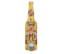 demaxiyad Abrebotellas de pared con receptor, abrelatas de pared - Abrebotellas de lata colgante | Abrebotellas con colector de tapas, abrelatas de pared vintage adecuado para hombres