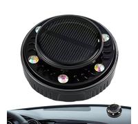 demaxiyad Aromaterapia solar giratoria para coche, difusor de perfume para coche | seguros del salpicadero - Ambientador de coche Ambientador de coche Ambientador ecológico