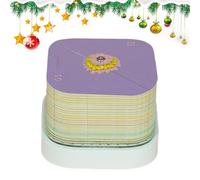 demaxiyad Bloc de Notas 3D Calendario - Casa del Árbol Bloc de Notas 3D Escritorio,Papel Artístico Arrancable para Planificación Escritorio Escritura Estudio Adviento - Planificación de Navidad