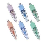 demaxiyad Bolígrafos decorativos tipo prensa para niños, bolígrafos tipo prensa para niñas, bonito lápiz corrector resaltador para diario, dibujo, enseñanza, escritorio, escuela, trabajo, tomar notas