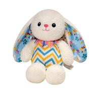 demaxiyad Bunny de Pascua de Felpa, Juguete de Animal de Peluche | Juguete de Peluche Huggable Bunny,Suministros de Pascua decoraciones de Mesa, Diseño a rayas abrazando Peluches para Les,