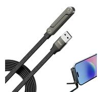 demaxiyad Cable Cargador con Soporte Invisible Tipo C - Accesorios Dos en para Teléfono Inteligente | Cable Carga Tipo C para Tableta - para Hogar Oficina Viaje Entusiastas Tecnología Escritorio