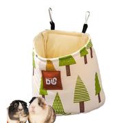 demaxiyad Cama de jaula para hámster | Hamaca pequeña de felpa para jerbo, cama de casa de hámster, cómoda cama colgante para tu hámster o jerbo