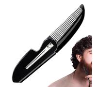 Demaxiyad Cepillo de Barba | Cepillo Portátil de Peluquería y Inodoro para el Cabello | Peine de Dientes Finos para el Cabello | Para Adultos, Viajes, Peluquería, Casa, Dormitorio y