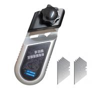 demaxiyad Chaflán para yeso | Herramienta manual de aleación de aluminio para corte rápido de paneles de yeso | Con 10 cuchillas de precisión para acabado de pared y renovación del hogar