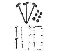 demaxiyad Clips de cremallera para coches, bridas para parachoques de coche, herramienta de cierre de doble cara para gestión de cables, reparación de automóviles, técnicos electrónicos, jardineros