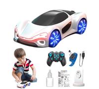 demaxiyad Coche Teledirigido de Acrobacias con Control por Gestos - Juguete Recargable de 2.4GHz con Rotación de 360 Grados - con Luces Coche RC Acrobático | para Niños y Niñas de 4 a 15 Años en