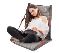 demaxiyad Cojín De Asiento Plegable Inflable | Asiento Ligero con Respaldo Ergonómico - Cojín de Sol Ergonómico para Senderismo Deporte Playa Camping Viajes