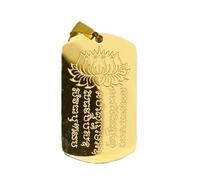 demaxiyad Colgante budista tailandés, colgante budista | Costilización de etiquetas de las Escrituras religiosas - Budismo de collar de las Escrituras para llaves del automóvil, accesorios de llavero