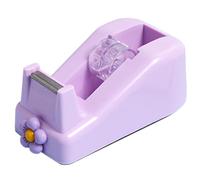 demaxiyad - Dispensador de cinta adhesiva de oficina | Base Decoración Flor Antideslizante | Cortador de cinta de escritorio para embalaje, para envíos, paquetes, transporte, escuela, hogar, álbumes