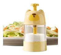 demaxiyad Dispensador de sal | Botella de condimento cuantitativa , recipiente de almacenamiento de condimentos de cocina de vidrio para parrilla, picnic, barbacoa, viajes, catering y horneado