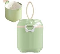 demaxiyad Envase de leche en polvo del viaje, portador de leche en polvo para el viaje | Tarro sellado portátil - Uso conveniente del viaje de los nuevos padres del compartimiento separado del envase