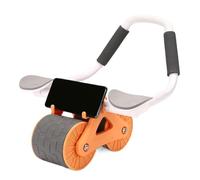 demaxiyad Equipo de ejercicio básico, máquina AB para entrenamiento, rueda abdominal extraíble con soporte para codo, deslizadores portátiles para entrenamiento, rodillo de entrenamiento de vientre