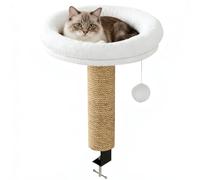demaxiyad Hamaca para gatos en escritorio, cálida y resistente a las garras, hamaca de mesa suave para gatitos, para interior, hogar, noche, invierno, alféizar de ventana, dormitorio, salón, balcón