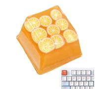 demaxiyad Juego de teclas para teclado, bonitas teclas de frutas de caramelo, diseño de frutas, teclas creativas que mejoran tu experiencia de escritura con un toque de dulzura