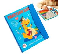 demaxiyad Libro Magnético de Fracciones | Juego Educativo Manipulativo para Aprendizaje de Matemáticas,Juguete Matemático Niños Niñas 4 Años y Más - Grupo Escolar Infantil Casa