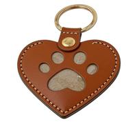 demaxiyad - Llavero de Recuerdo de Piel para Pelo de Animales, Accesorio de para memorizar el Pelo de tu Mascota, Mujer, Amiga, Hermana, Hija, Adolescente, Familia y Amigos