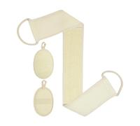 demaxiyad Loofah Esponja de baño natural, textura suave orgánica, lavable y antideslizante para el cuidado facial, espalda y spa