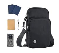 demaxiyad Mochila de hombro pequeña bolsa de hombro | Bolso de banana bandolera portátil para viajar, camping, compras, aventura al aire libre