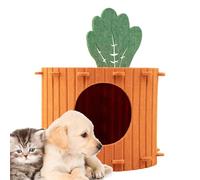 demaxiyad - Nicho para gatos y perros grandes en forma de zanahoria | Pequeña bodega en forma de zanahoria para gatito, para dormir y descansar en el interior, tallas pequeñas, medianas, grandes, para
