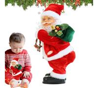 demaxiyad Papá Noel Bailando con música, Papá Noel Cantando | Juguetes navideños de Papá Noel | Baile eléctrico Navidad muñeca Cantando canción Santa Juguetes para niños