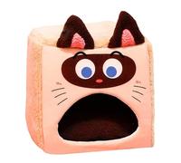 Demaxiyad para Gatos de Interior, Tienda de Dormir Caliente de Felpa, Cama de sueño Suave para Gatos, Ideal para Interiores, Temporada fría y Gatos de Todos los tamaños