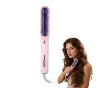Demaxiyad Peine Alisar Pelo | Peine Hebillas Tecnología Iónica | Cepillo Calentado Con Control De Temperatura De 3 Niveles Para Viajes Profesionales Y Escuela