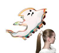 demaxiyad Pinzas gruesas para el cabello, accesorios espeluznantes de Halloween, clip de pelo fantasma, pinzas pequeñas portátiles para cabello rizado y liso