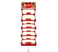 demaxiyad Portatarjetas de Navidad | con 10 ranuras para rellenar calcetines, sobre de dinero en efectivo con borlas, para niñas, mujeres, hombres, mamá, papá, , familia, de cumpleaños