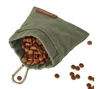 demaxiyad Riñonera para golosinas para perros, bolsa de manos para aperitivos para mascotas, bolsa de entrenamiento para cachorros, bolsa de cintura para pasear perros, viajes, caminar