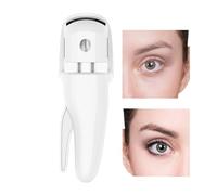 demaxiyad Rizador de pestañas con calefacción | Rizador de ojos con calefacción para pestañas de 230 mAh | Rizador de pestañas ergonómico recargable con carga USB para un control preciso instantáneo