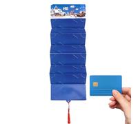 demaxiyad Sobres De Plata De Navidad | Soporte De Temporada De 7 Ranuras Para Escenas | Bolsas Para Regalos Monetarios Festivos - Idea para Familia Pareja Amigos Reuniones Viajes