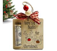 demaxiyad Titular del Dinero de Navidad, Titulares de Dinero únicos para Navidad,Lindo Titular de Dinero Titular de dólares | Lindos Adornos para Guardar Dinero, se Pueden Escribir bendiciones en la
