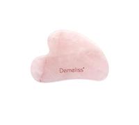 Demeliss Beauty Gua Sha de Cuarzo Rosa - Calmante - Masaje Facial - Mejora la penetración de los cuidados cosméticos
