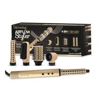 Demeliss SAINT ALGA - AIRFLOW STYLER - Cepillo soplador 4 en 1 - Secador y tocado, liso y hebilla - Producto potente, compacto y ligero - 3 temperaturas ajustables, para todo tipo de cabello