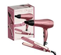 Demeliss SAINT ALGUE - Set de Peinado Completo Secador + Plancha de Pelo - Colección Exclusiva Cherry Chérie