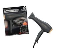 Secador - SAINT ALGUE 20007, 2200 W, 3 niveles temperatura, Difusor incluido, Negro