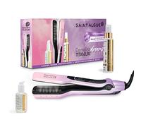 Demeliss Set Alisador a Vapor Titanium DREAMS EDITION - Cuidado Keratina 100ml, Elixir de Brillo 50ml Incluidos - Alisado de Alto Rendimiento, Hidratación Intensa - Para Todo Tipo de Cabello