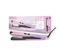 Demeliss Titanium V2.0 - Plancha de Vapor Rizadora 2-en-1 para Cabello - Fácil de Usar - Potente para Todo Tipo de Cabello - Alisado Duradero desde la Raiz