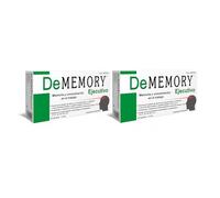 DeMemory Ejecutivo 30 Cápsulas - Pack de 2 Unidades - Ayuda a la Memoria y Concentración en el Trabajo - con DHA, Eleuterococo, Vitaminas del Grupo B y Zinc