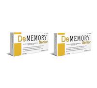 DeMemory Senior 30 Cápsulas - Pack de 2 Unidades - Tratamiento para 2 Meses - Contribuye al Funcionamiento Normal del Cerebro en Personas Mayores - con DHA, Fosfolípidos, Vitamina B5 y Zinc