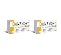 DeMemory Senior 60 Cápsulas - Pack de 2 Unidades - Tratamiento para 4 meses - Contribuye al Funcionamiento Normal del Cerebro en Personas Mayores - con DHA, Fosfolípidos, Vitamina B5 y Zinc