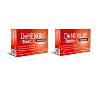 DeMemory Studio Exámenes 20 Cápsulas - Pack de 2 Unidades - Energía, Concentración y Agilidad Mental para Estudiantes y Opositores - con Guaraná, Cafeína, Taurina, Vitaminas y Zinc