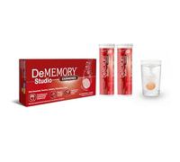 DeMemory Studio Exámenes 30 Comprimidos Efervescentes - Energía, Concentración y Agilidad Mental para Estudiantes y Opositores - con Guaraná, Cafeína, Taurina, Vitaminas y Zinc