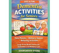 Dementia Activities for Seniors: Easy Brain Games, Memory Exercises & Simple Puzzles for Alzheimer's and Memory Care | Large Print Activity Book for Seniors