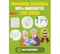 Dementia Activities (vol. 2): 100% Handcrafted & Error-Free Brain Games for Dementia & Alzheimer's Seniors - XXL Large Print Word Search & Puzzles ... (Dementia Brain Games (Level 1: Gentle))