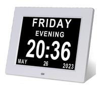 Dementia Clock Alzheimers Clock & Large Digital Calendar Clock for Seniors,clock with Day And Date